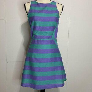 ENGLISH FACTORY Small Open Back Striped Dress NWOT